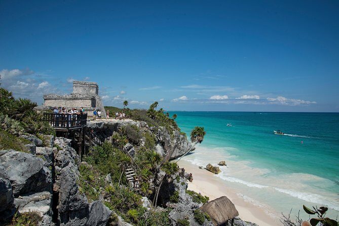 Tulum Adventure (archeological zone-Atv-ziplines-cenote-lunch-drinks-rappel) - Tulum Archaeological Site: ocean views and real rules