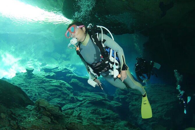 Tulum Area Experiences Guided 2 Tank Scuba Dive Casa Cenote & Barrier Reef-Lunch - Equipment, instruction, and what matters most when you’re new