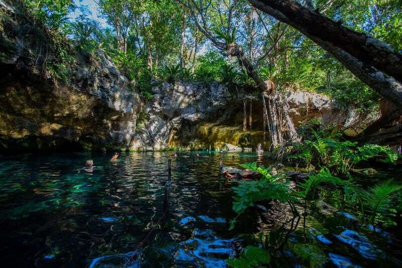 Tulum: Cenote Trail Bike Tour - The 3-cenote version: flooded caves, sink holes, underground rivers, plus zip lines and canoe