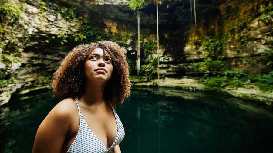 Tulum: Chichen Itza Adventure! Cenote Saamal and Valladolid - Cenote Saamal: The Swim Everyone Wants, the Time Window Everyone Notices