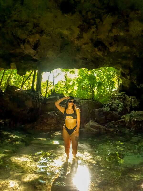 Tulum: Hidden Cenotes Bike Tour - Experience with Locals - Cenote Stop 3: The Open Cenote Jump Finale