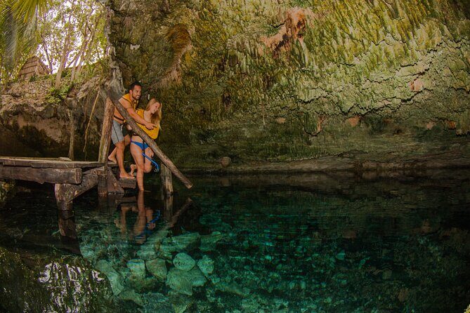 Tulum highlights tour, Cenote & Jungle Village pick up included - Entering Tulum’s Ruins Facing the Caribbean Sea