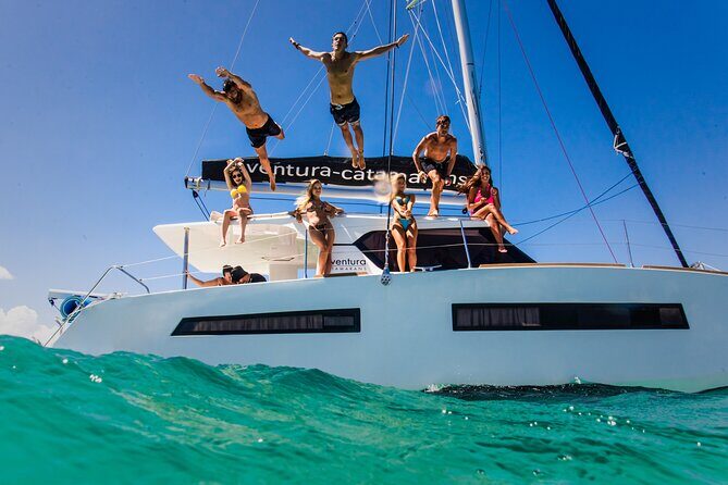 Tulum: Luxury Sail & Snorkel – All Inclusive 34' Catamaran - Where you start: Puerto Aventuras Marina (and why it matters)