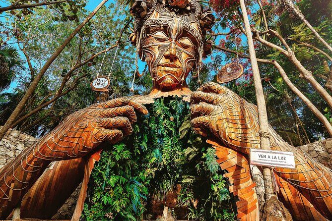 Tulum Ruins 4 Cenotes & Giant Sculpture - Lunch and Town Free Time in Tulum: Useful Downtime or Another Queue?