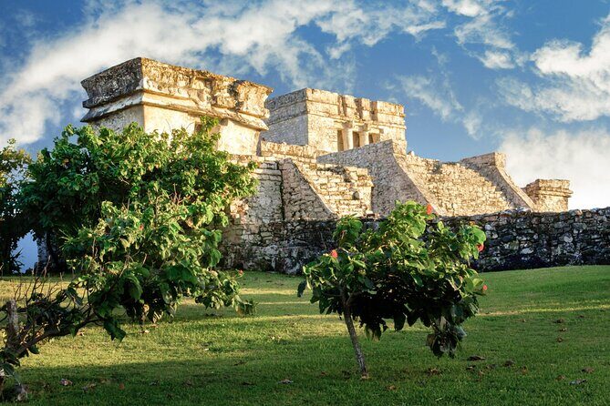 Tulum Ruins & Cobá Adventure + Cenote Swim - Stop 1: Tulum Ruins by the Caribbean Shoreline