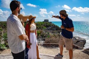 Tulum Ruins Guided Tour from Cancun and Riviera Maya - Inside Tulum Ruins: how the guided walk and free time usually work
