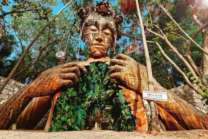 Tulum Ruins visit cenotes house turtle and Sculpture Come to Light - Lunch in the Mayan zone: what’s included, and what could shift