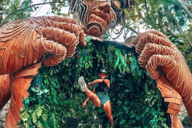 Tulum Ruins visit cenotes house turtle and Sculpture Come to Light - Playa del Carmen’s Quinta Avenida: one hour of freedom