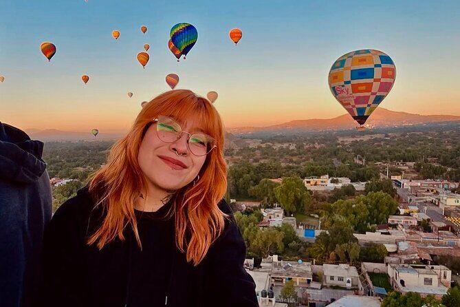 Vuelo amanecer: globo aerostático con Sky Balloons México - From San Martín de las Pirámides to the Valley Views You Came For