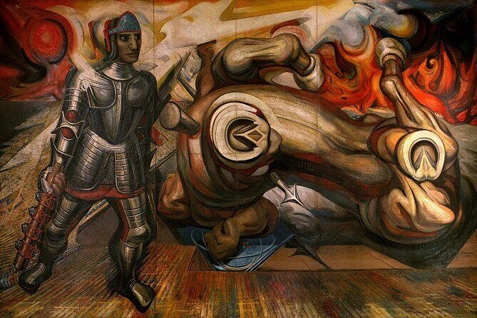 Walking Tour - Impressive murals in Historical Center of Mexico City - Mural wall art, but with context that actually sticks