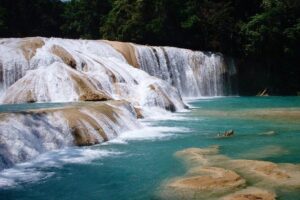 Waterfalls Agua Azul and Misol-ha - Misol-ha Waterfall: A 30m Drop and a Cooling Pool