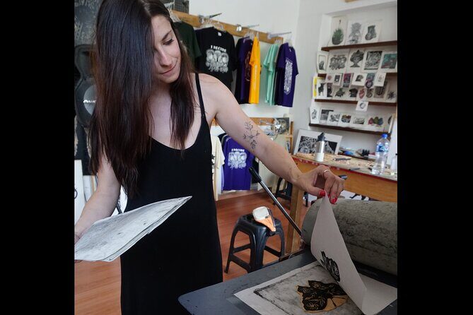 Wood Engraving Workshop - Printing in a Circle: Seeing Results While the Ink Is Still Fresh
