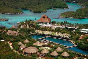 Xel ha & Tulum All Inclusive - Xel-Há: getting fitted, briefed, and ready for the zipline