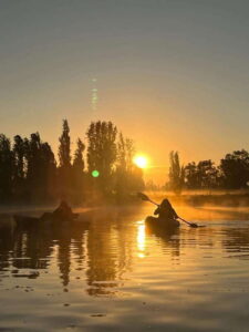 Xochimilco: amanecer en kayak Ciudad de México - Meeting at the Liga de Veteranos and getting kitted up