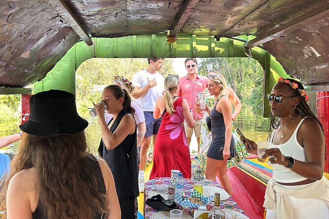 Xochimilco BOAT LIGHT PARTY WITH 1 DRINK AND 4 TAQUITOES + 18 - Music, Horns, and Boat Lights: Why This Feels Like a Real Night Out