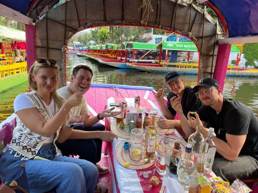 Xochimilco Mezcal Party: Culture, Flavor, and Fiesta - Surprise edible insects and snack games: the fun side of culture