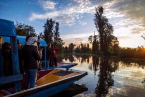 Xochimilco Sunrise from Mexico - The first float: trajinera through preserved channels at dawn