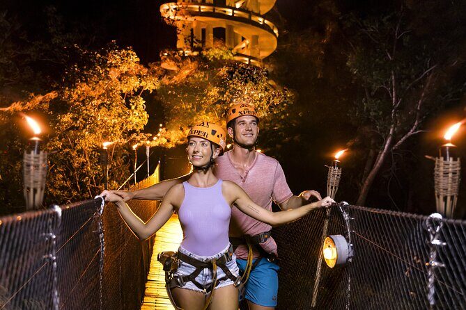 Xplor Fuego with Buffet Style Dinner and transportation - Rest areas, hammocks, and where to catch your breath