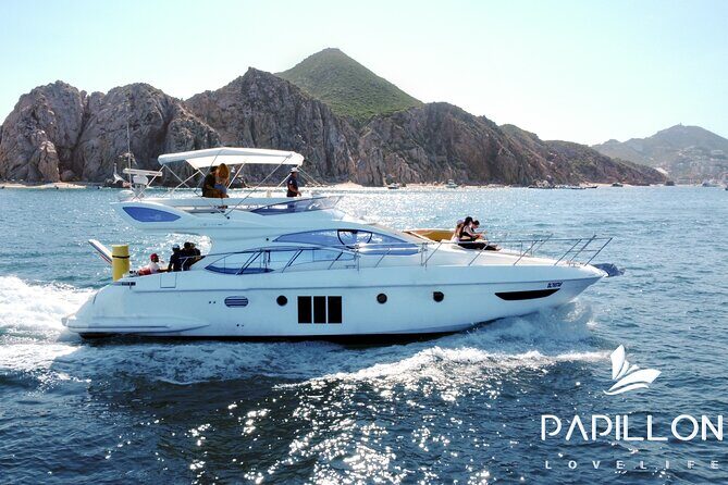 Yacht Azimut for rent in Cabo San Lucas - 6) Stop Two: Pelican Rock Swimming and Optional Jumping