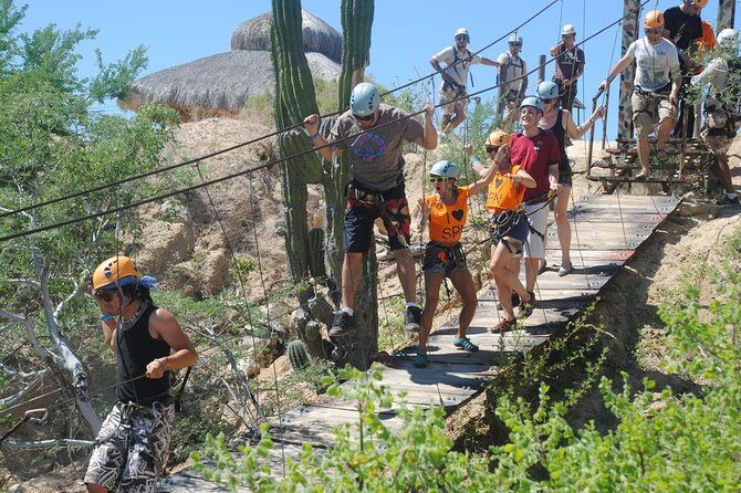 Ziplines and Rappelling at Costa Azul - What You’ll Do: Ziplines, Rappelling, Suspension Bridge, and Tarzan Swing